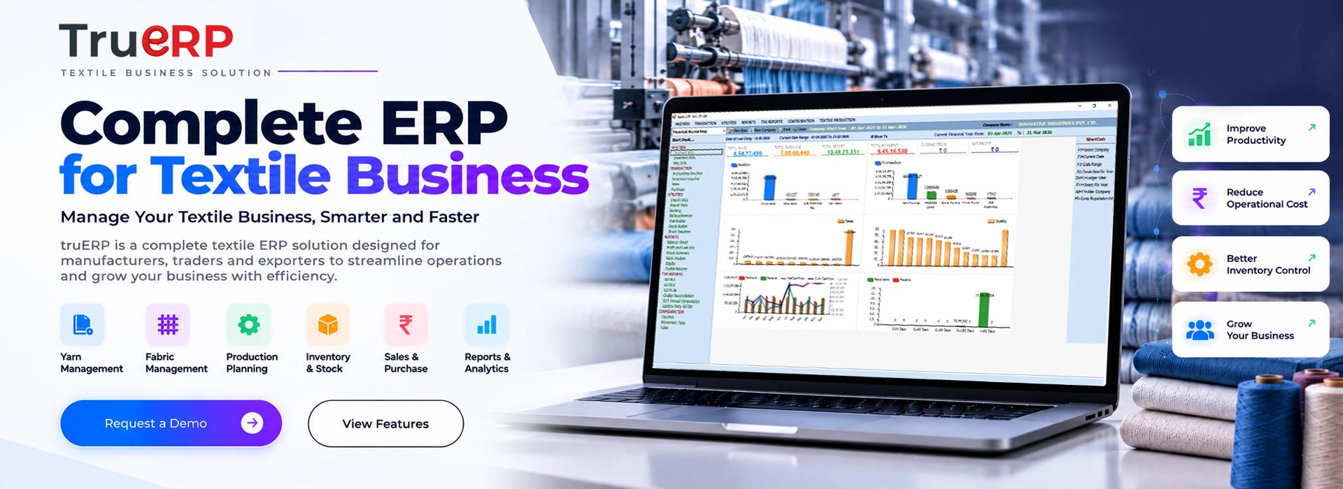 Textile Management ERP - truERP